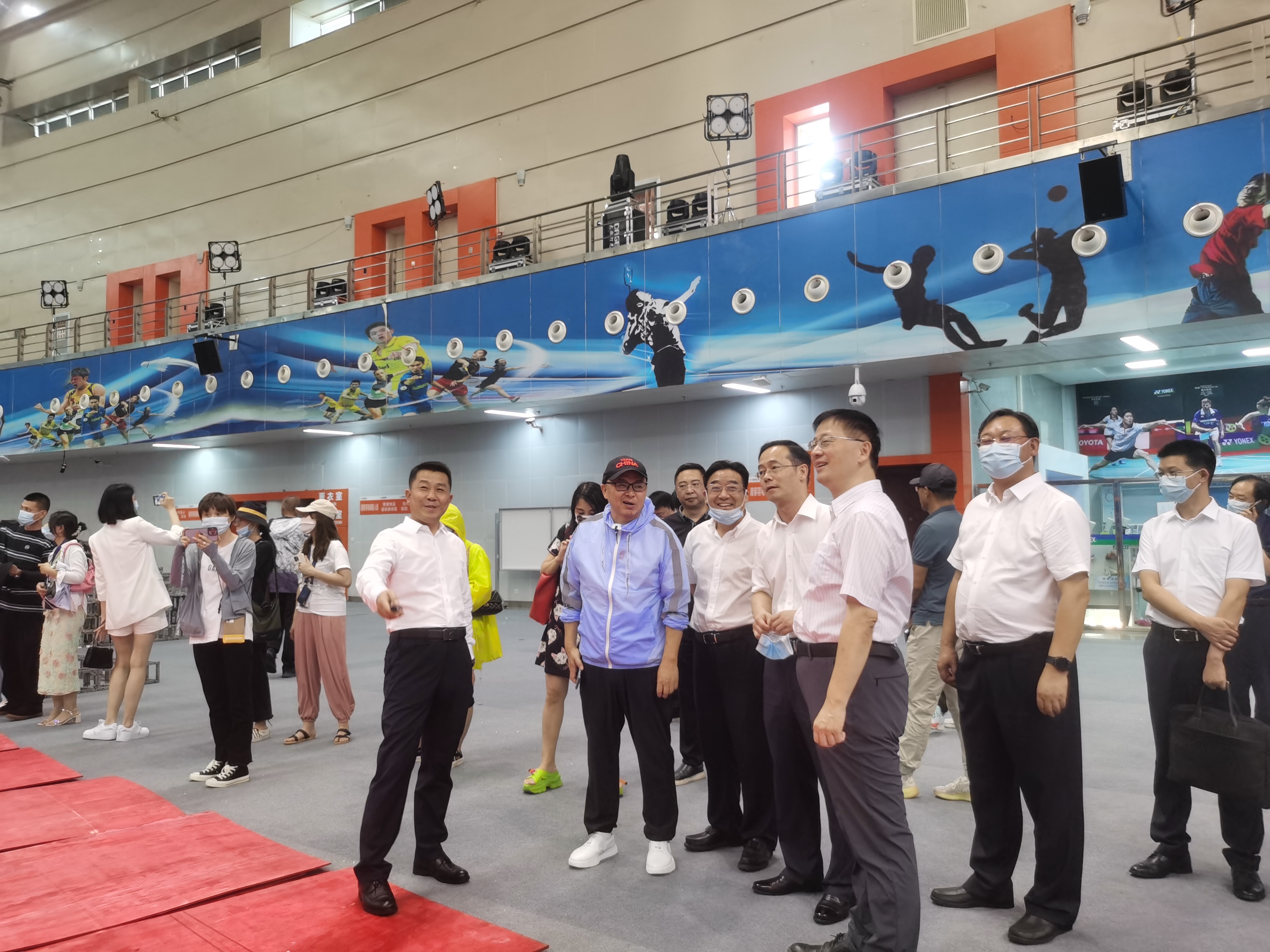 市領(lǐng)導(dǎo)檢查第36屆大眾電影百花獎(jiǎng)?lì)C獎(jiǎng)典禮暨紅毯儀式、閉幕式綜合演練工作