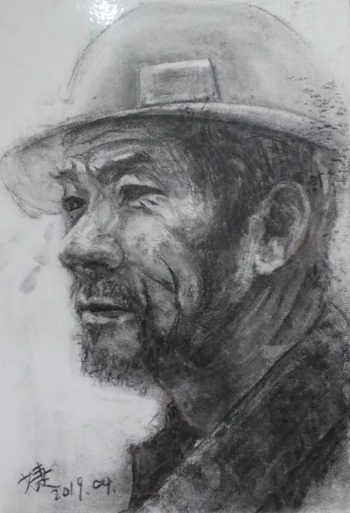 致敬軍運(yùn)勞動者 手繪最美奮斗人 華師美院學(xué)生為軍運(yùn)會建設(shè)者畫像(圖8) 致敬軍運(yùn)勞動者 手繪最美奮斗人 華師美院學(xué)生為軍運(yùn)會建設(shè)者畫像(圖8)