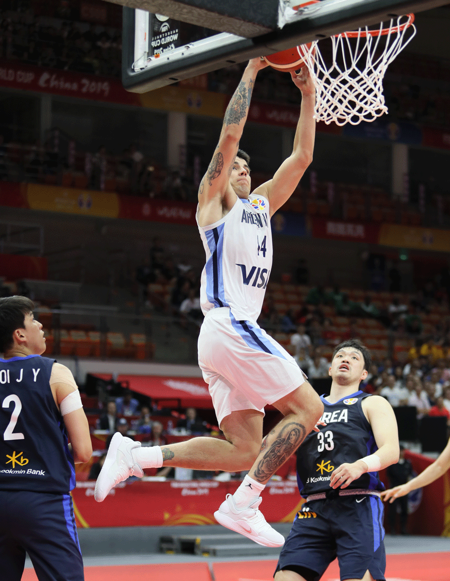 男籃世界杯盛大開(kāi)幕 ▏俄羅斯險(xiǎn)勝尼日利亞 阿根廷輕取韓國(guó)(圖12) 男籃世界杯盛大開(kāi)幕 ▏俄羅斯險(xiǎn)勝尼日利亞 阿根廷輕取韓國(guó)(圖12)