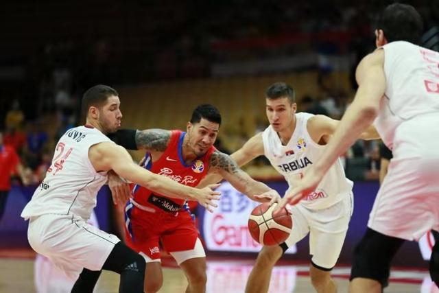 半場(chǎng)打卡下班，塞爾維亞90比47大勝波多黎各