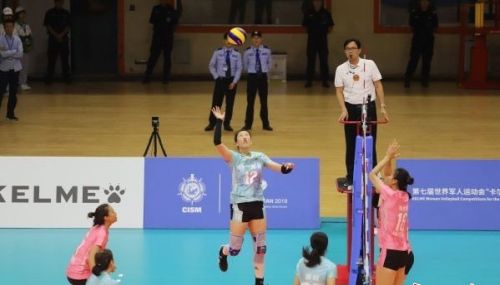 軍運(yùn)會(huì)女子排球測(cè)試賽舉行，8天后迎來(lái)正式比賽(圖3)