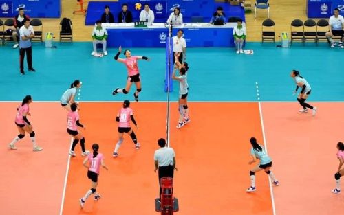 軍運(yùn)會(huì)女子排球測(cè)試賽舉行，8天后迎來(lái)正式比賽(圖5)