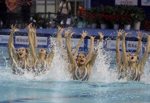 “水上芭蕾”究竟有多美？全國花樣游泳錦標賽武漢“綻放”（附精美圖集）(圖6)